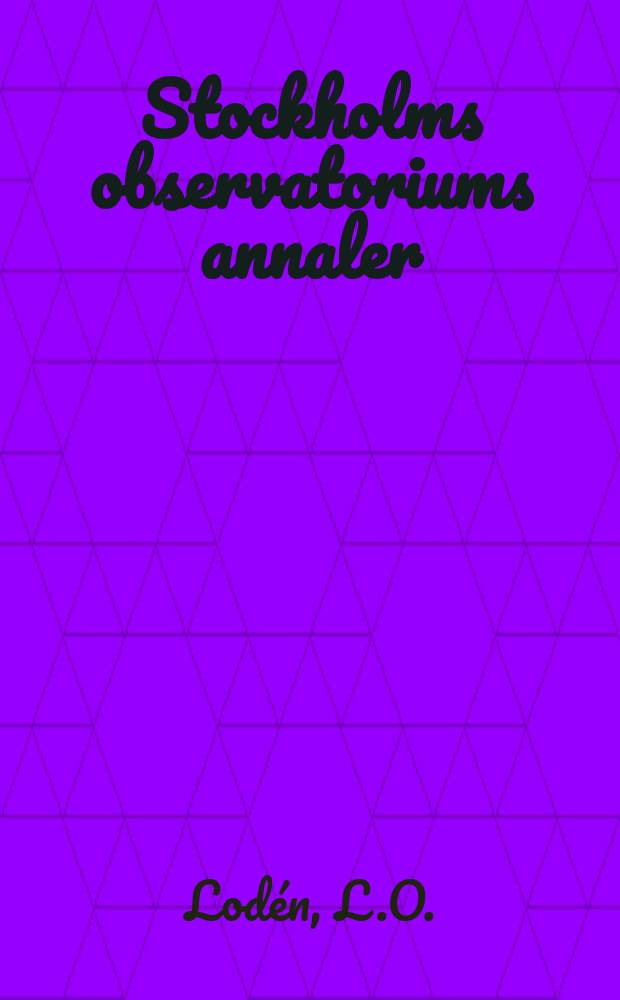 Stockholms observatoriums annaler : (Astronomiska iakttagelser och undersökningar å Stockholms observatorium). Bd.22, №1 : Contribution to the discussion of interstellar polarisation