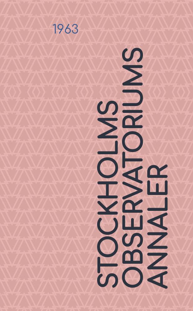 Stockholms observatoriums annaler : (Astronomiska iakttagelser och undersökningar å Stockholms observatorium). Bd.22, №5 : On the possibility of a quasi-stationary spiral structure in galaxies