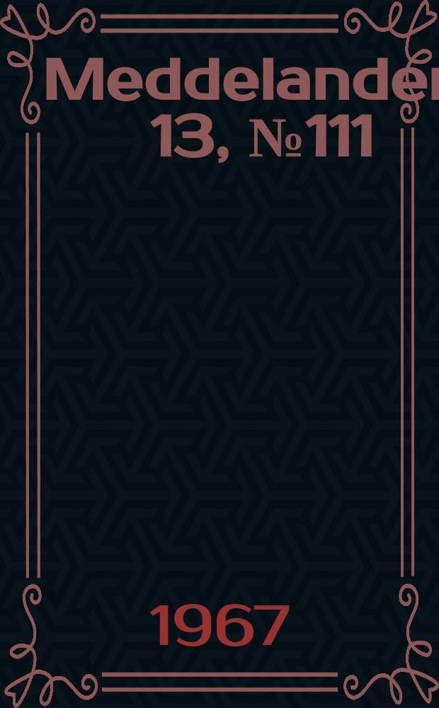 Meddelanden. 13, №111 : Bek&auml;mpning av bladm&ouml;gel och brunr&ouml;ta hos potatis