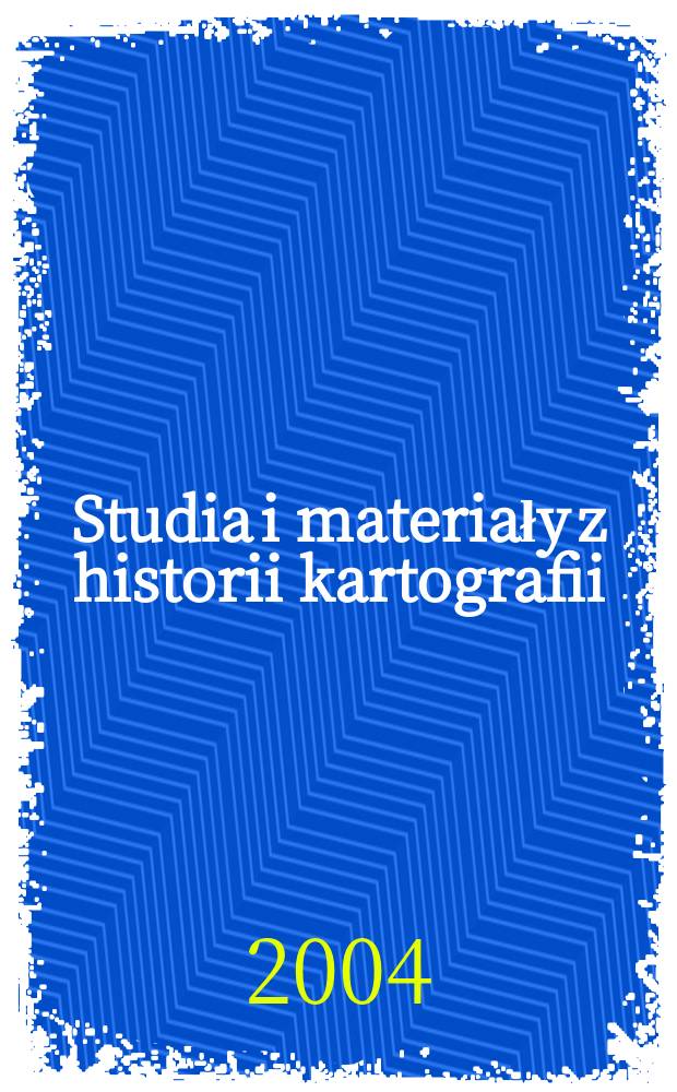 Studia i materiały z historii kartografii