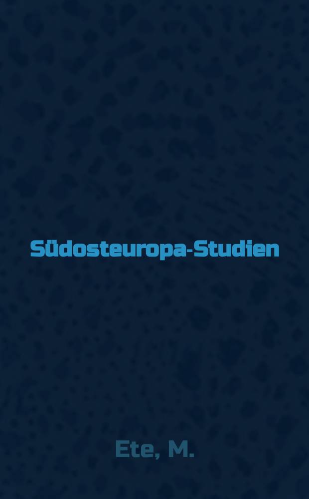 Südosteuropa-Studien : Eigenverl. der Südosteuropa-Gesellschaft. 5 : Probleme der Assoziierung der Türkei mit der Europäischen Wirtschaftsgemeinschaft