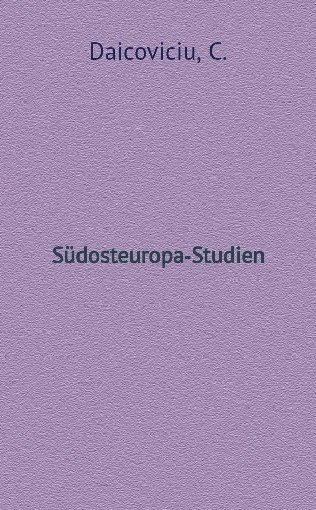 Südosteuropa-Studien : Eigenverl. der Südosteuropa-Gesellschaft. 9 : Die Herkunft des rumänischen Volkes im Lichte der neuesten Forschungen und Ausgrabungen