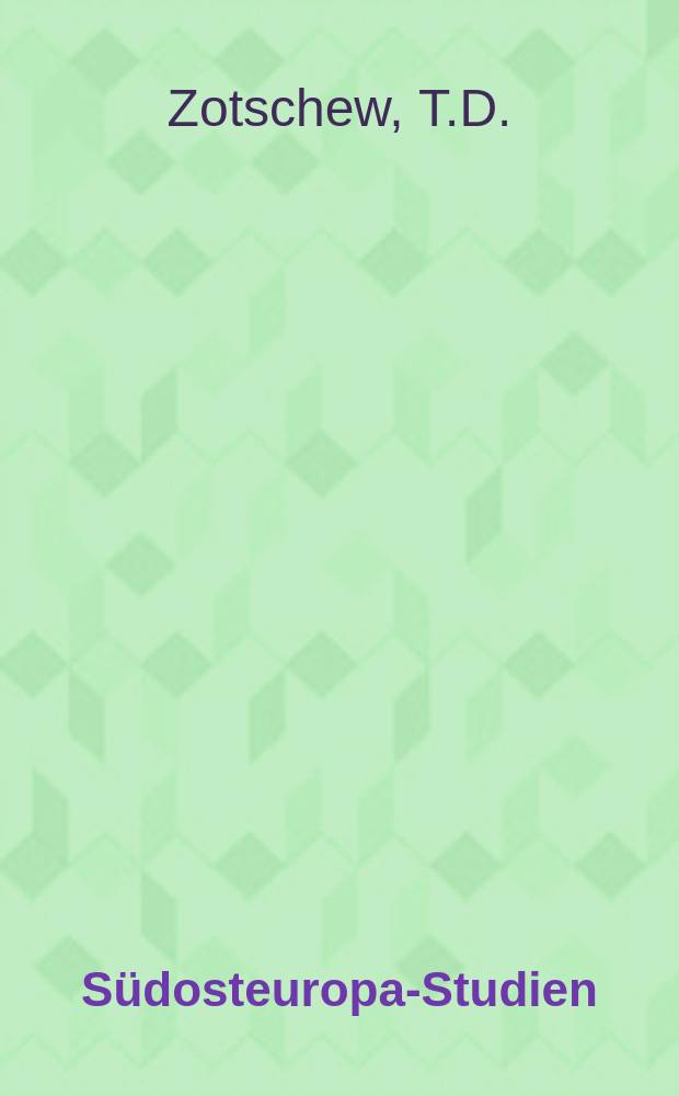 Südosteuropa-Studien : Eigenverl. der Südosteuropa-Gesellschaft. 20 : Strukturwandel in Wirtschaft und Gesellschaft Südosteuropas