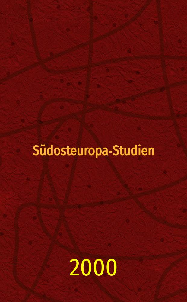 S&uuml;dosteuropa-Studien : Eigenverl. der S&uuml;dosteuropa-Gesellschaft. Bd.64 : Ethnizit&auml;t, Identit&auml;t und Nationalit&auml;t in S&uuml;dosteuropa