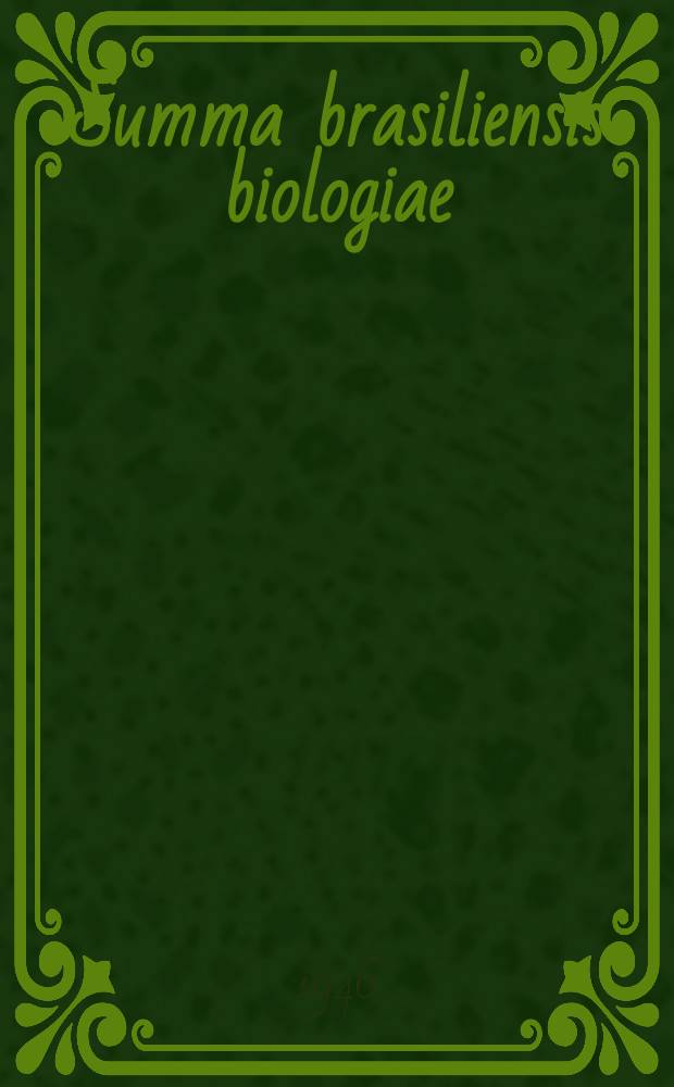 Summa brasiliensis biologiae