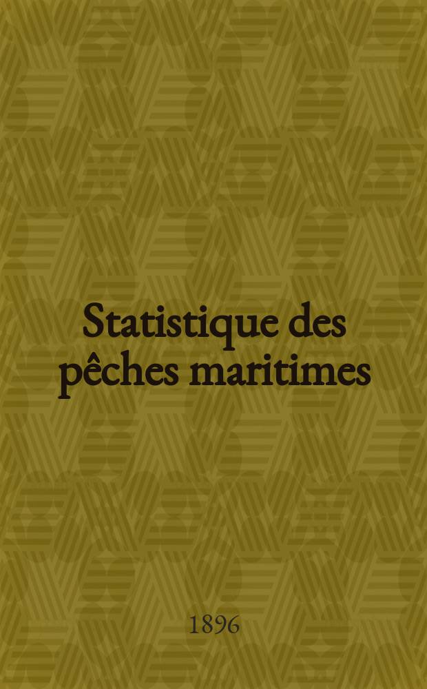 Statistique des pêches maritimes