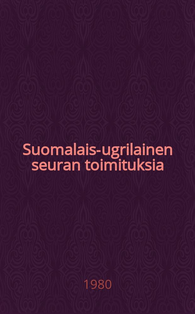 Suomalais-ugrilainen seuran toimituksia : Mordwinische Volksdichtung