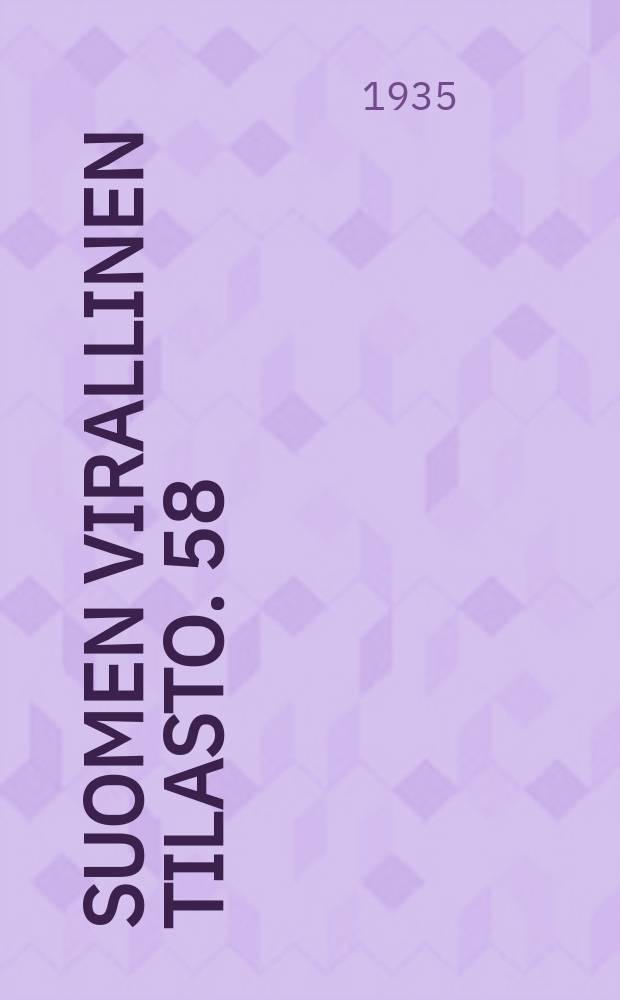 Suomen virallinen tilasto. 58 : Rikollisuus vuonna 1934