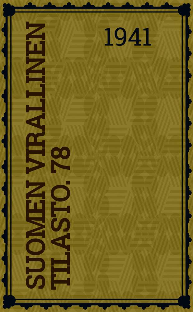 Suomen virallinen tilasto. 78 : Rikollisuus vuonna 1939
