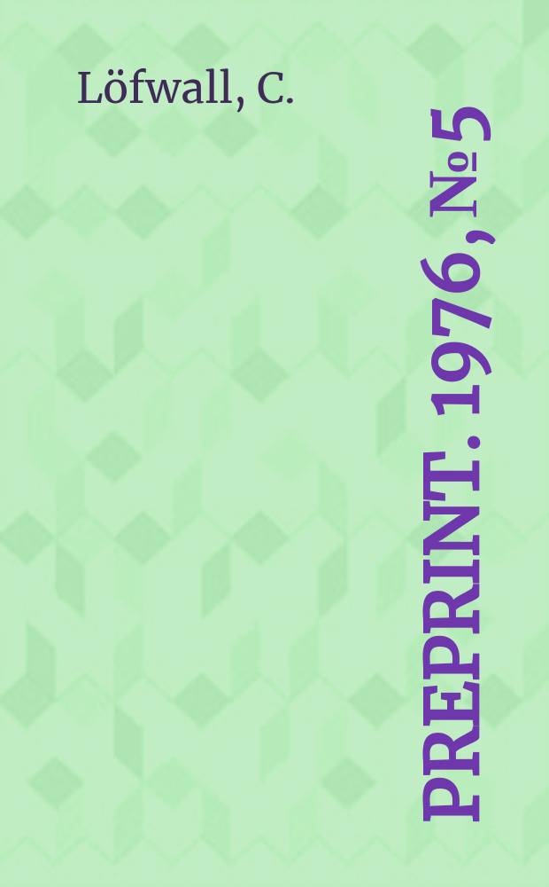 [Preprint]. 1976, №5 : On the subalgebra generated by the one-dimensional ...