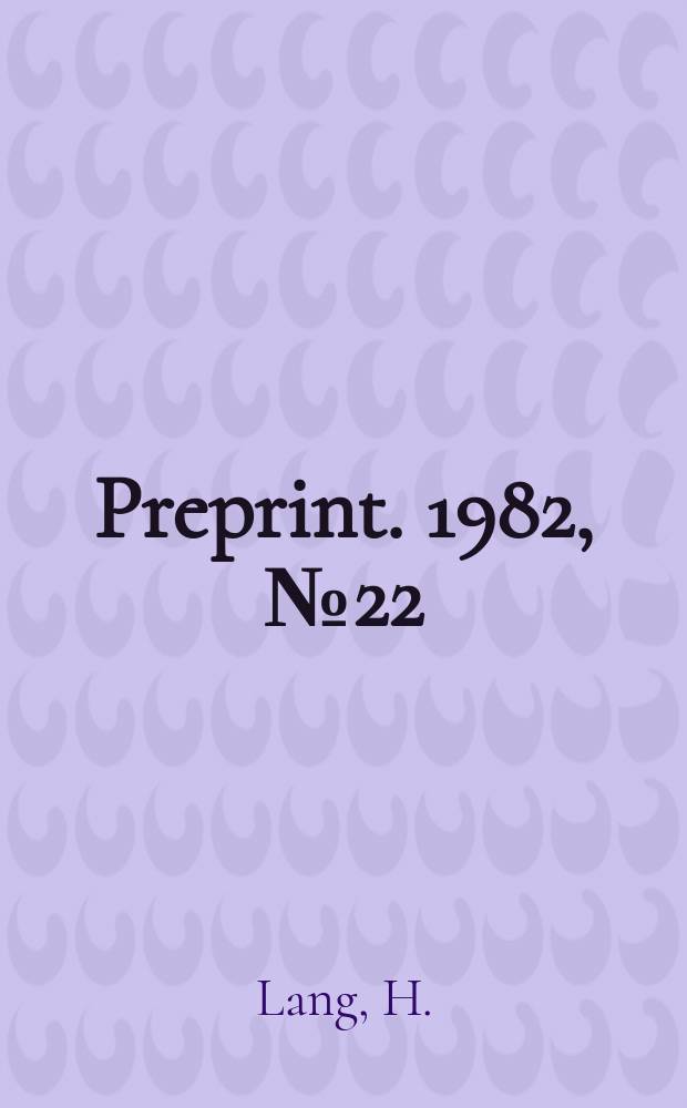 [Preprint]. 1982, №22 : On sums of subspaces in topological vector spaces ...