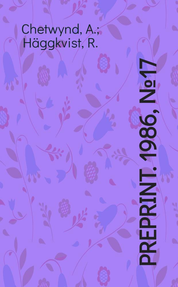 [Preprint]. 1986, №17 : A note on list-colourings