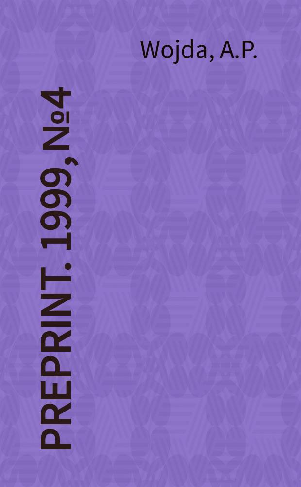 [Preprint]. 1999, №4 : On a problem for graphs without ...