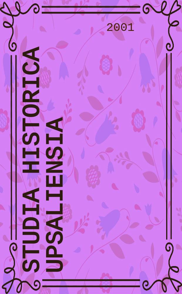 Studia historica Upsaliensia : Utg. av Historiska inst. vid Uppsala univ : Die Arbeit der Frauen - die Krise ...