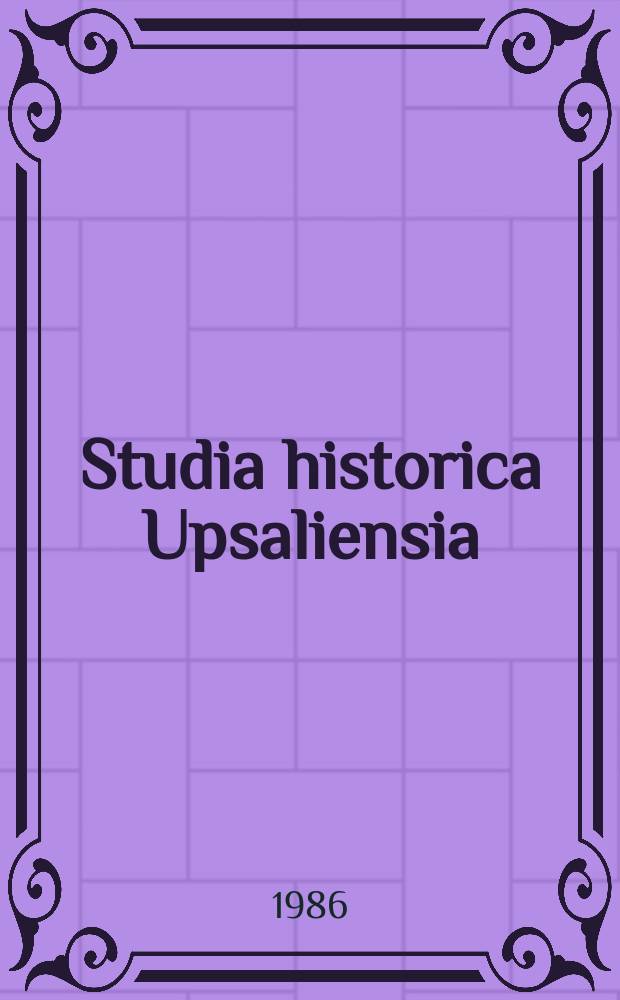 Studia historica Upsaliensia : Utg. av Historiska inst. vid Uppsala univ : Handelskompani och bondearistokrati