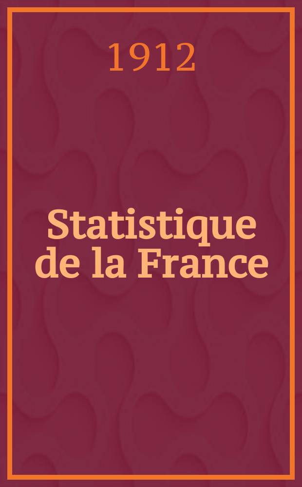Statistique de la France : Publ. par le ministre des travaux publics, de l'agriculture et du commerce. N.S. T.1