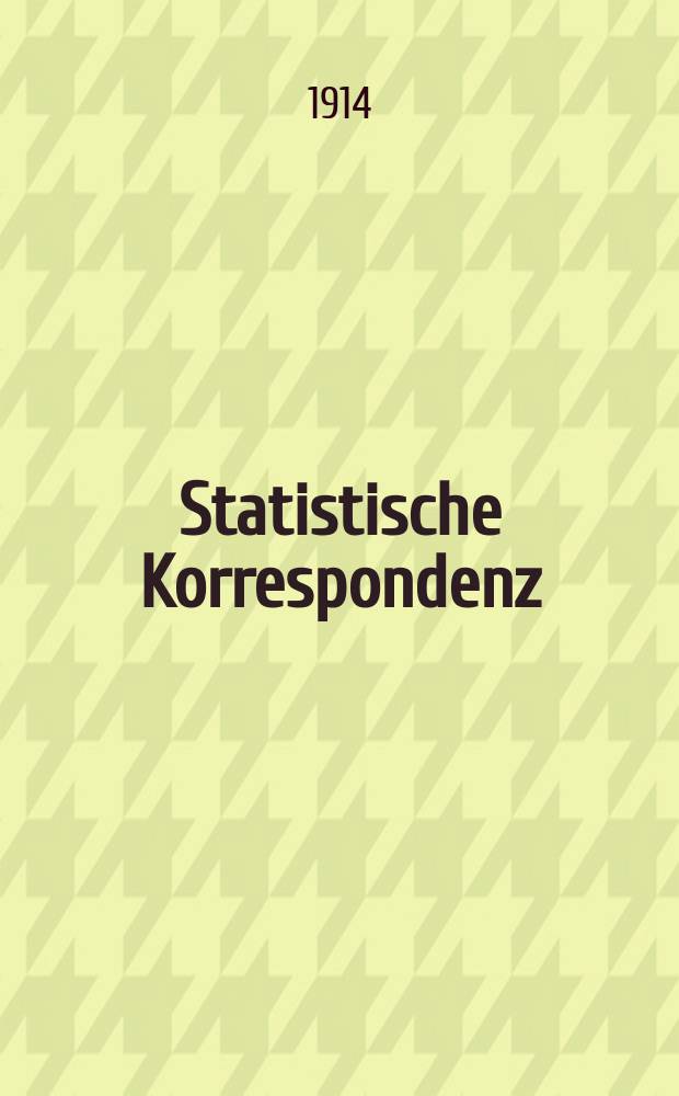 Statistische Korrespondenz