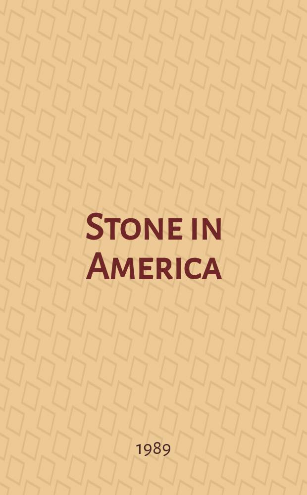 Stone in America
