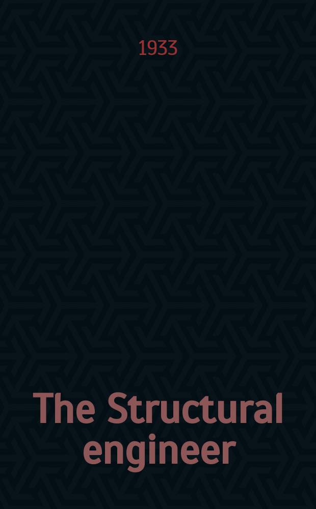 The Structural engineer : The journal of the Institution of structural engineers. Vol.11, №9
