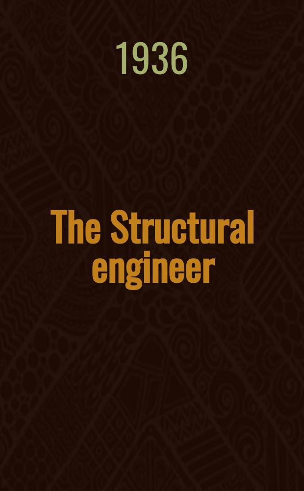 The Structural engineer : The journal of the Institution of structural engineers. Vol.14, №9