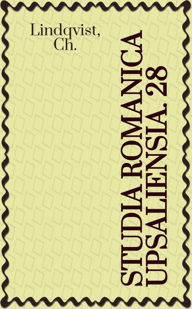 Studia romanica upsaliensia. 28 : L'emploi temporel dans la complétive au subjonctif