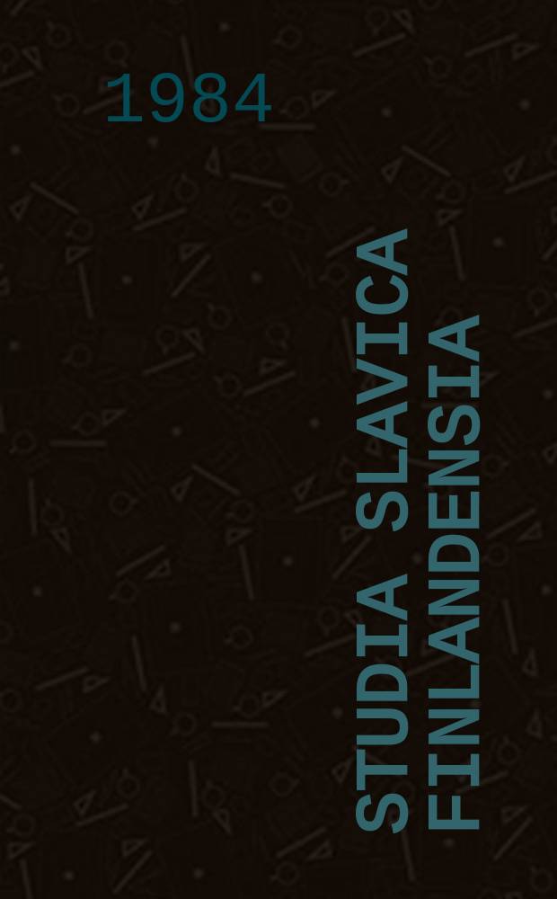Studia Slavica Finlandensia