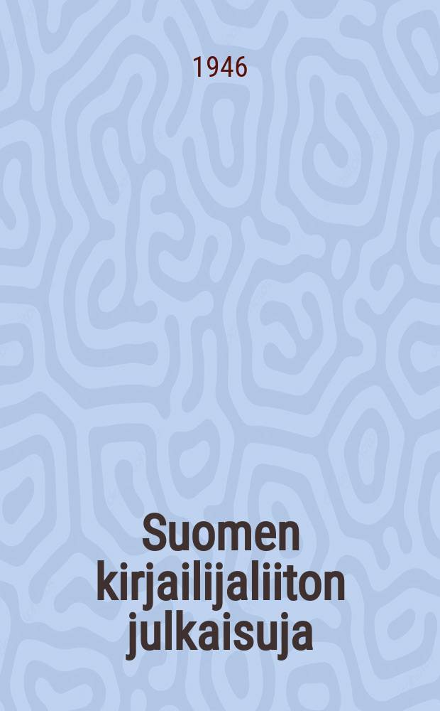 Suomen kirjailijaliiton julkaisuja