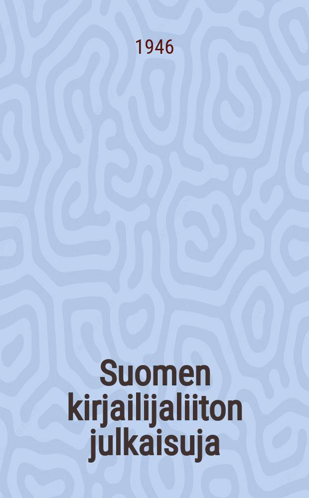 Suomen kirjailijaliiton julkaisuja
