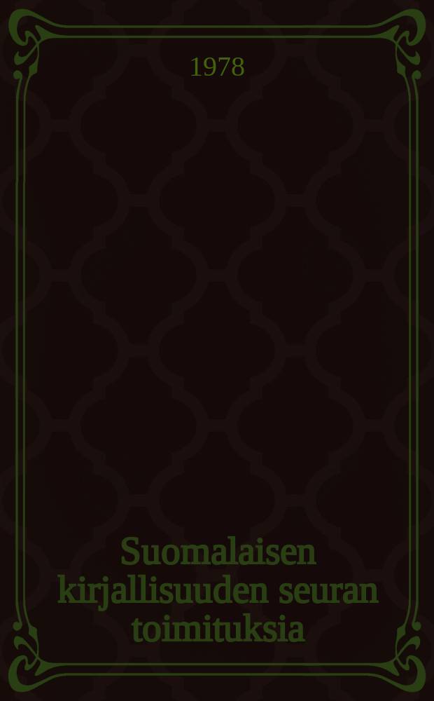 Suomalaisen kirjallisuuden seuran toimituksia : Kuningas Kristoferin maanlaki 1442