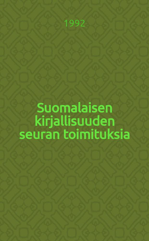 Suomalaisen kirjallisuuden seuran toimituksia : Biblia 350