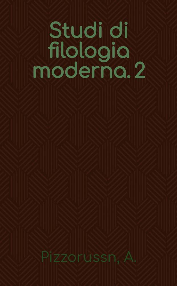 Studi di filologia moderna. 2 : La poetica di Fénelon