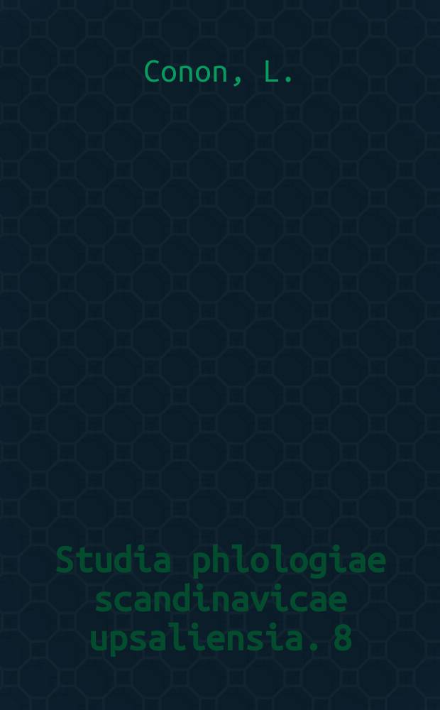 Studia phlologiae scandinavicae upsaliensia. 8 : Rubrikspråket på Dagens Nyheters förstasidor