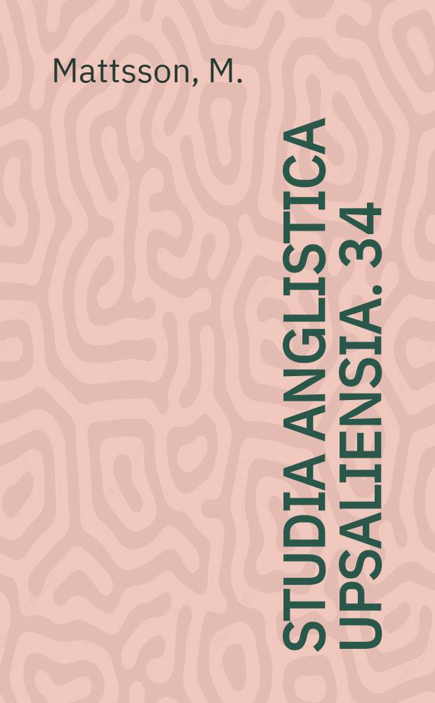 Studia Anglistica Upsaliensia. 34 : Five plays about King John