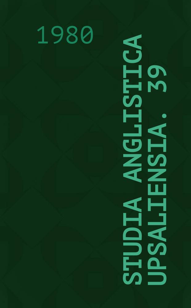 Studia Anglistica Upsaliensia. 39 : Liberty, equality and fraternity in Wordsworth