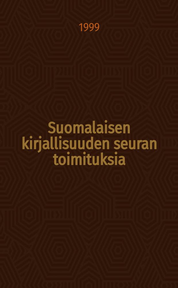 Suomalaisen kirjallisuuden seuran toimituksia : Kalevalan laulumailta