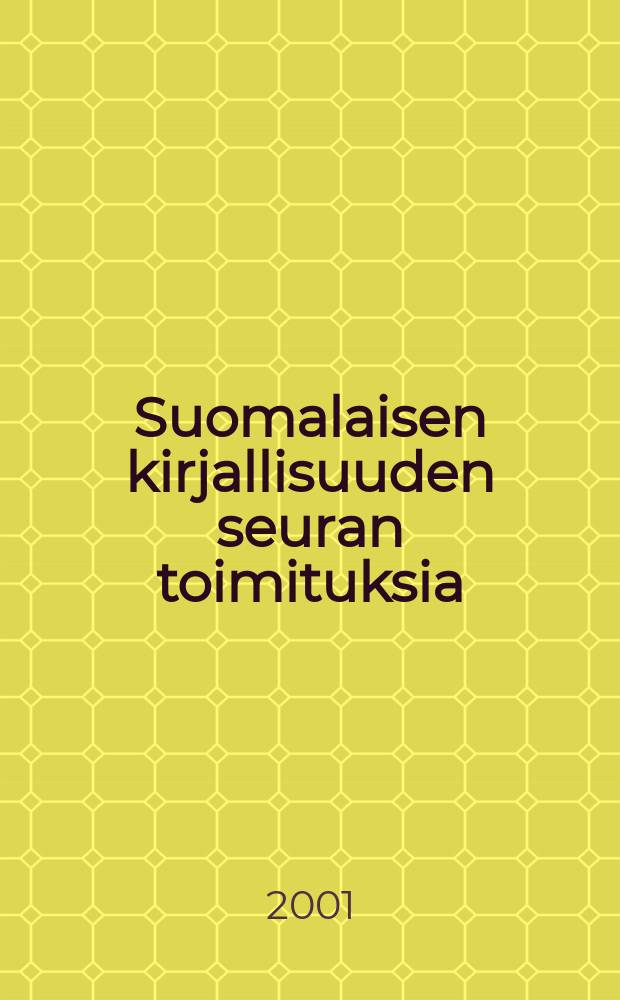 Suomalaisen kirjallisuuden seuran toimituksia : Varjokuvia Suomesta