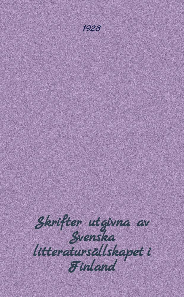 Skrifter utgivna av Svenska litteratursällskapet i Finland