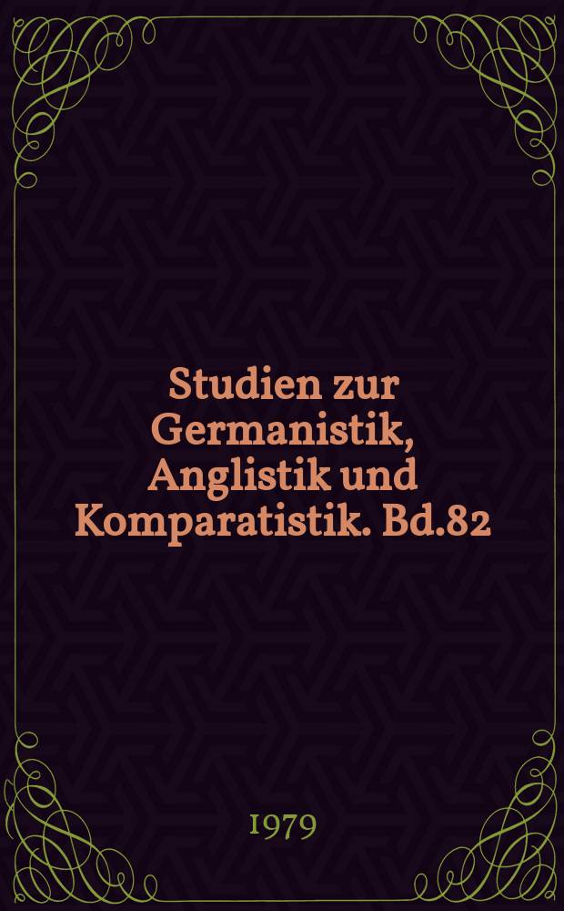 Studien zur Germanistik, Anglistik und Komparatistik. Bd.82 : Hugo Ball, Tenderenda der Phantast
