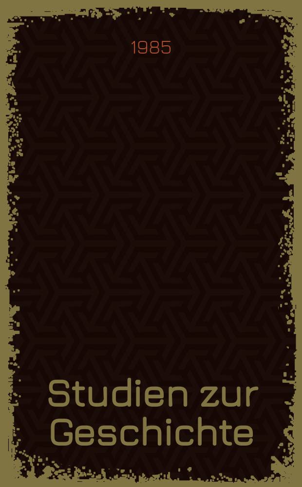 Studien zur Geschichte