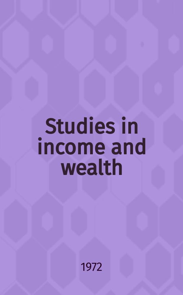 Studies in income and wealth : By the conference on research in national income and wealth. Vol.37 : International comparisons of prices and output