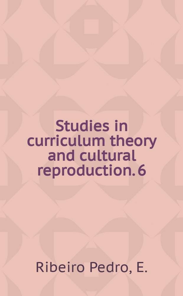 Studies in curriculum theory and cultural reproduction. 6 : Social stratification and classroom ...