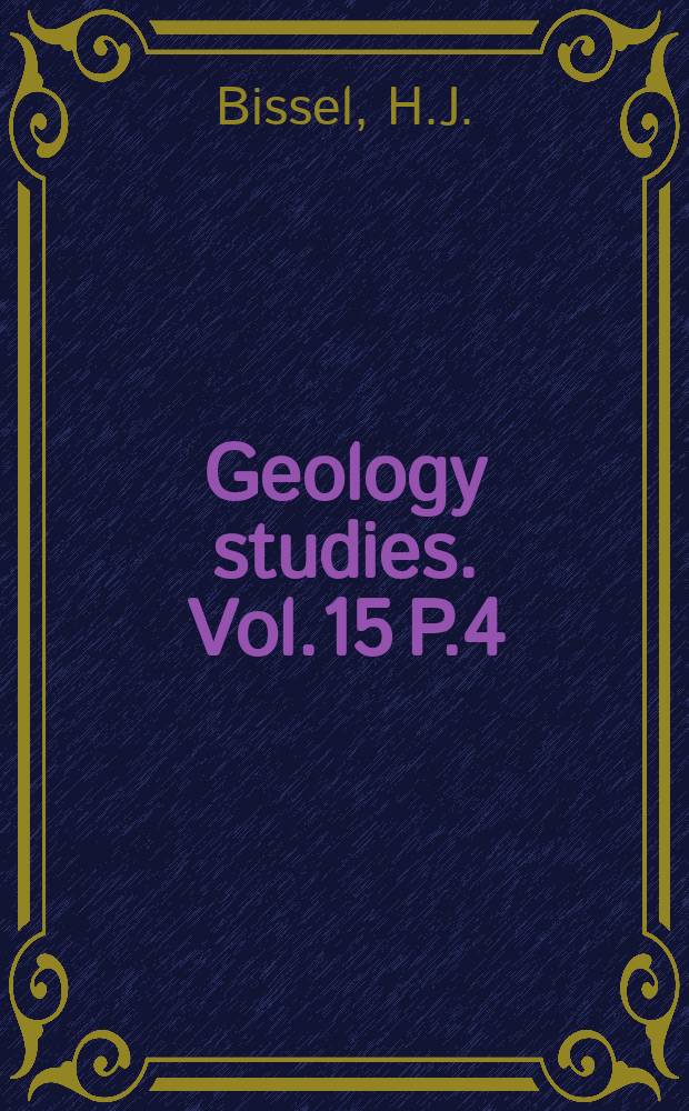 Geology studies. Vol.15 P.4 : Bonneville - An Ice - Age Lake