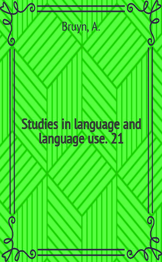Studies in language and language use. 21 : Grammaticalization in Creoles