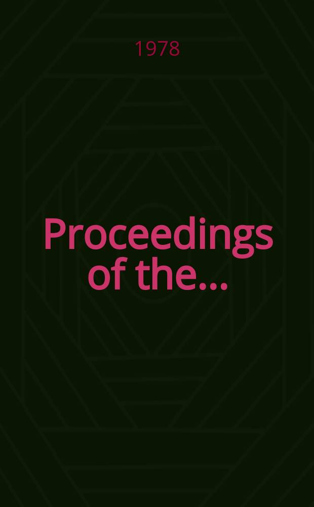 Proceedings of the .. : Annual symposium on gynecologic endocrinology held ... at the University of Tennessee, Memphis (Tenn.). 2 : Endocrine causes of menstrual