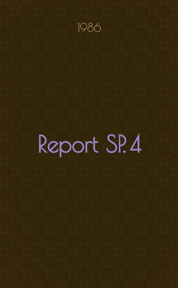 Report SP. 4