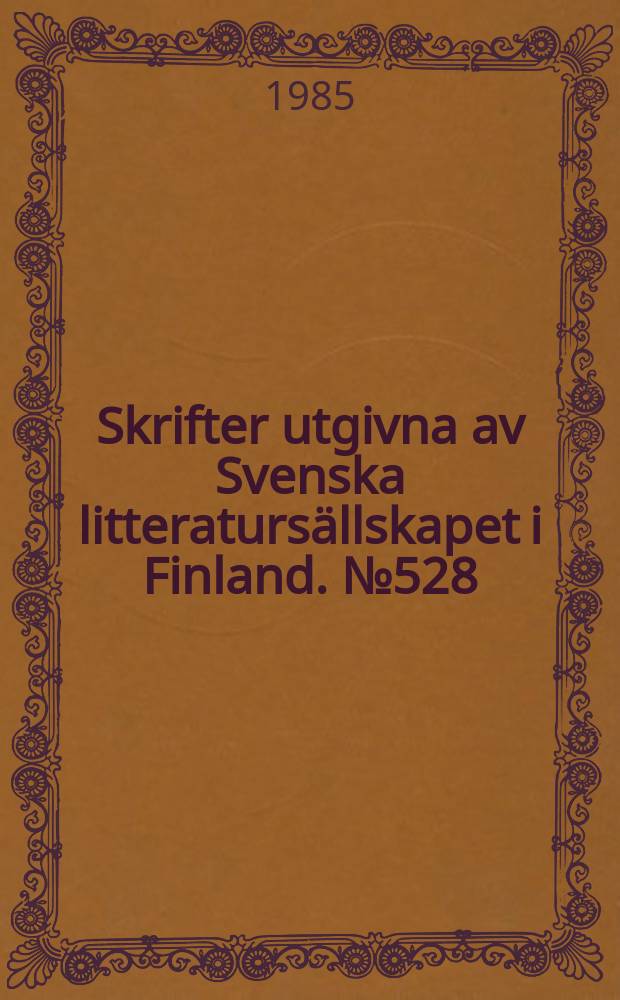 Skrifter utgivna av Svenska litteraturs&auml;llskapet i Finland. №528 : Kattburga slott och andra finlandssvenska folksagor