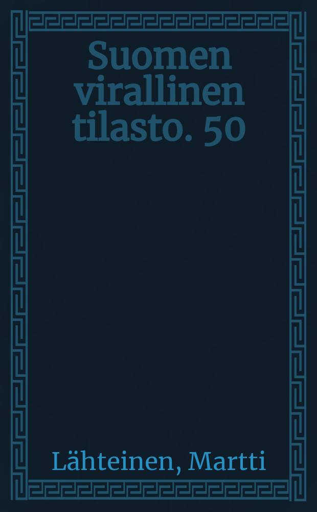 Suomen virallinen tilasto. 50 : Eri ikäisten teollisuuden työntekijäin palkkaus ja ylityöt