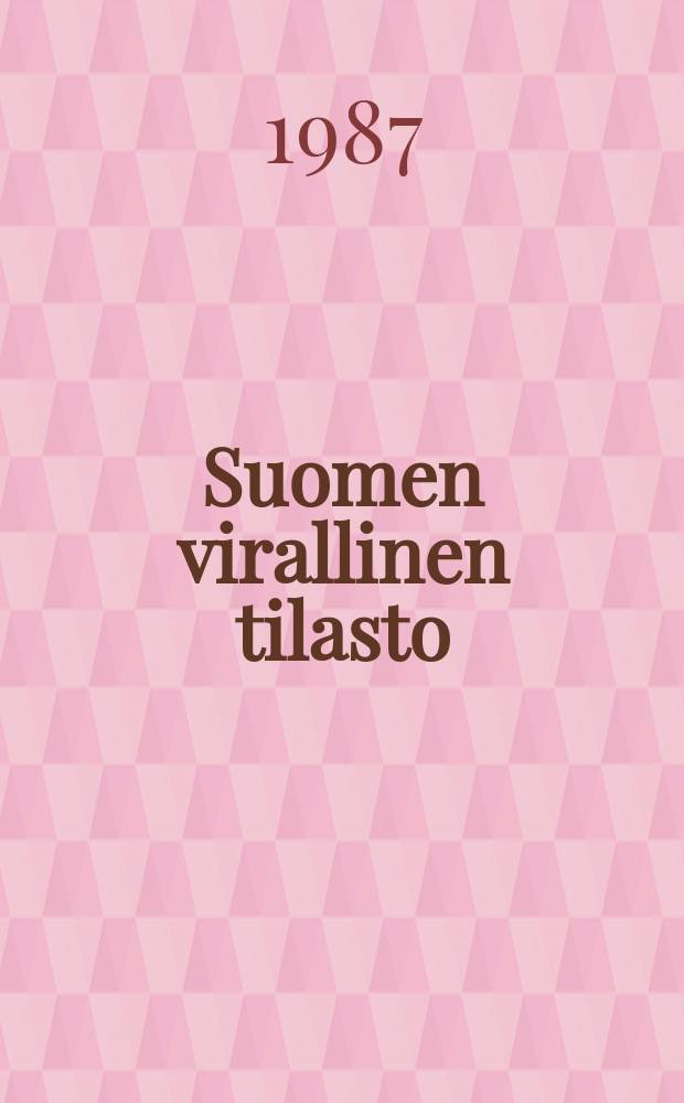 Suomen virallinen tilasto : VALTAVAn seurantatutkimus