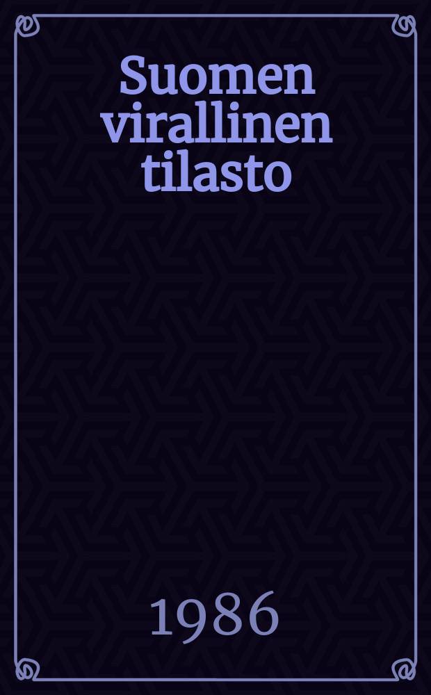 Suomen virallinen tilasto : 7 vuotta nuorempien lasten palkattoman kotihoidon arvo vuonna 1979