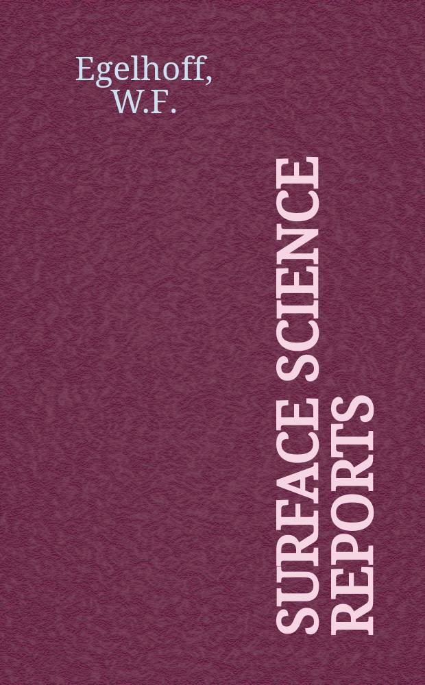 Surface science reports : A review j. 1986, Vol.6, №6/8 : Core - level binding - energy shifts